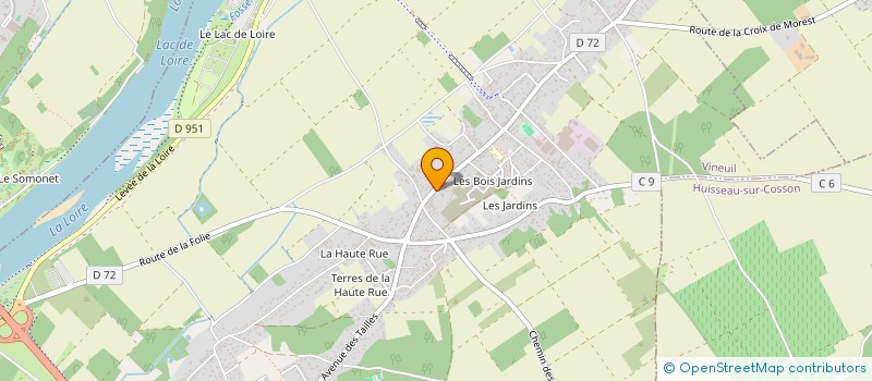 localisation de l'entreprise SCI PERRIER-AYRAULT à VINEUIL