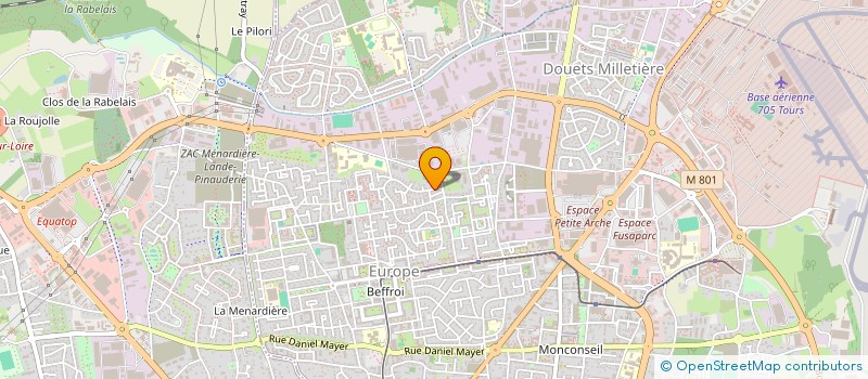 localisation de l'entreprise SCI PERRIER-CAUVEAU  TOURS