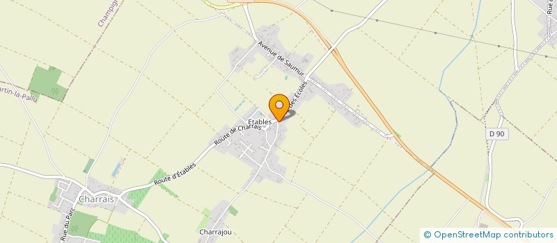 localisation de l'entreprise SCI PERRIERGAUTIER  SAINT-MARTIN-LA-PALLU