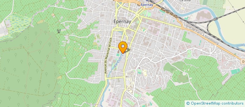 localisation de l'entreprise SCI PERRIMMO  EPERNAY