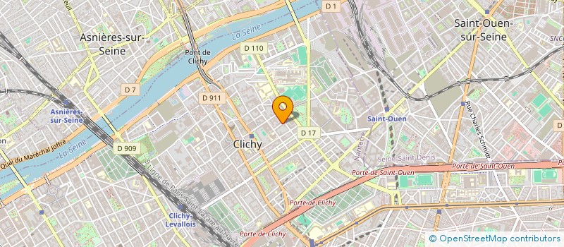 localisation de l'entreprise SCI PERRIN 22 à CLICHY