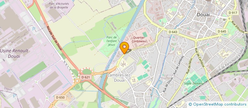 localisation de l'entreprise SCI PERRIN  LAMBRES-LEZ-DOUAI