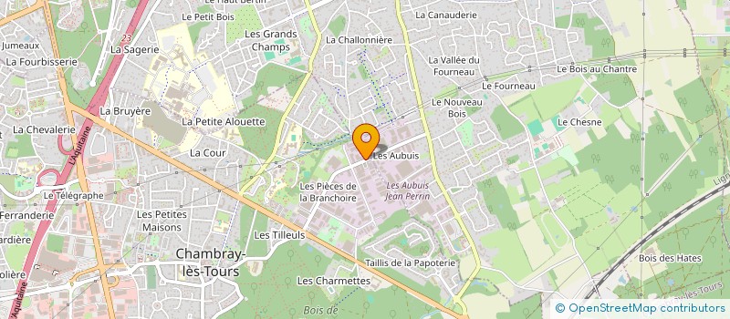 localisation de l'entreprise SCI PERRIN IMMO  CHAMBRAY-LES-TOURS