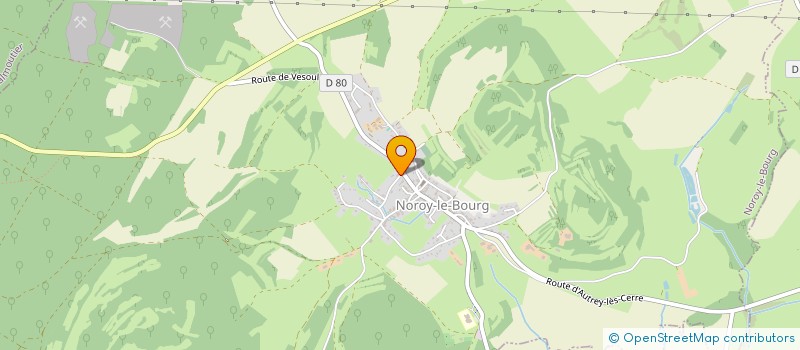 localisation de l'entreprise SCI PERRINGERARD  NOROY-LE-BOURG