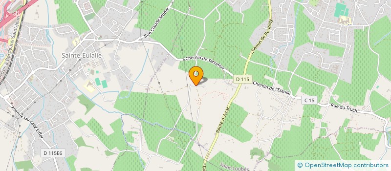 localisation de l'entreprise SCI PERRINQUE  SAINT-LOUBES