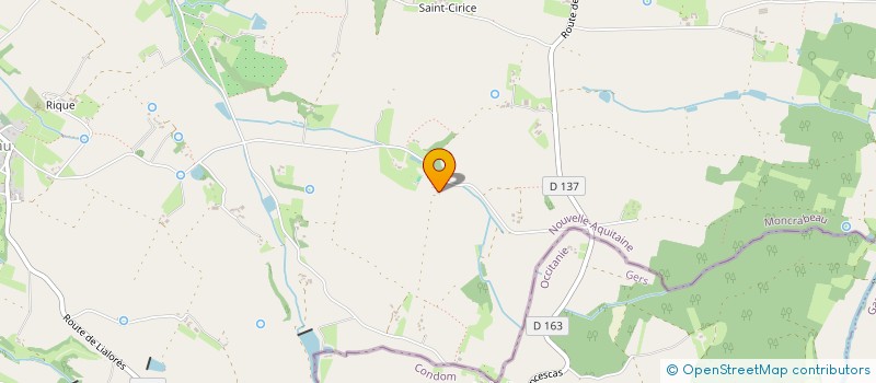 localisation de l'entreprise SCI PERRON  MONCRABEAU