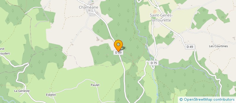 localisation de l'entreprise SCI PERRON  LE VERNET-CHAMEANE