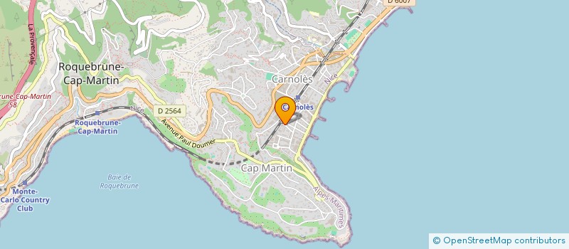 localisation de l'entreprise SCI PERRON à ROQUEBRUNE-CAP-MARTIN