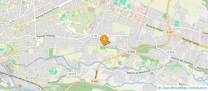 localisation de l'entreprise SCI PERRONE  BIZANOS