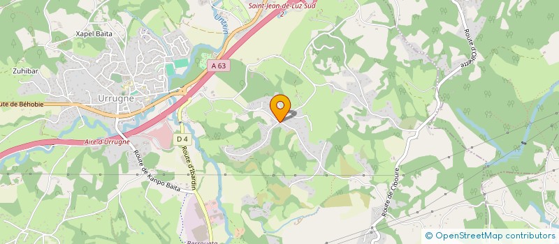 localisation de l'entreprise SCI PERROQUET NOUGAT  URRUGNE