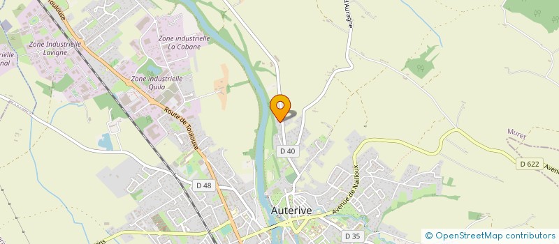 localisation de l'entreprise SCI PERROT  AUTERIVE