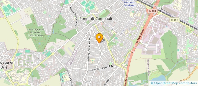 localisation de l'entreprise SCI PERROT  PONTAULT-COMBAULT