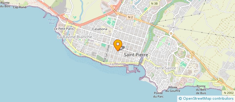 localisation de l'entreprise SCI PERROT BALAYA à SAINT-PIERRE