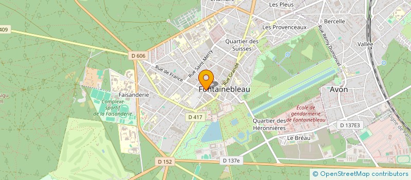 localisation de l'entreprise SCI PERROT-MOREAU  FONTAINEBLEAU