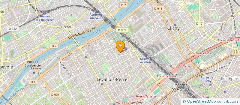 localisation de l'entreprise SCI PERROT VULPILLAT à LEVALLOIS-PERRET