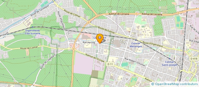 localisation de l'entreprise SCI PERROTERIC 1  WINTZENHEIM