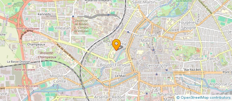 localisation de l'entreprise SCI PERROUAULT-TREGOUET  RENNES