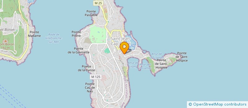 localisation de l'entreprise SCI PERRUCHE 2002 à SAINT-JEAN-CAP-FERRAT