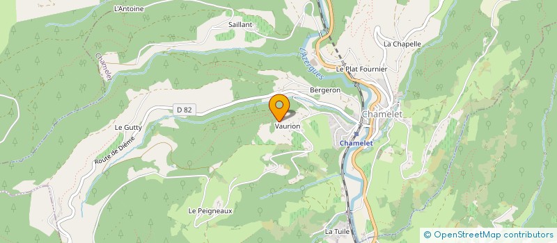 localisation de l'entreprise SCI PERRUSSEL  CHAMELET