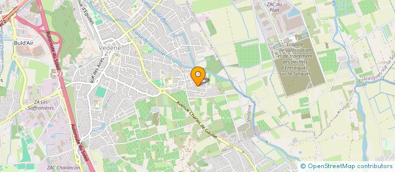 localisation de l'entreprise SCI PERRYER-LONGEAU  SORGUES