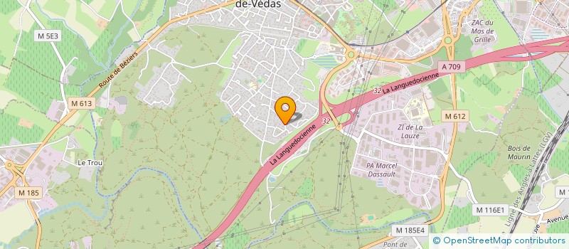 localisation de l'entreprise SCI PERSAF  SAINT-JEAN-DE-VEDAS