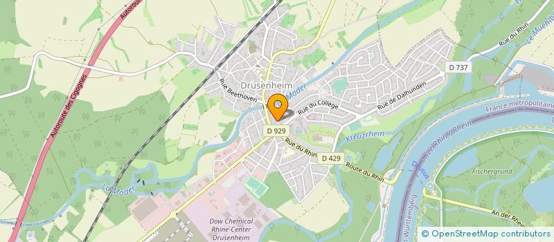 localisation de l'entreprise SCI PERSAN  DRUSENHEIM