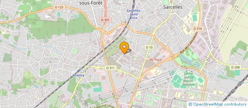 localisation de l'entreprise SCI PERSAN  GROSLAY