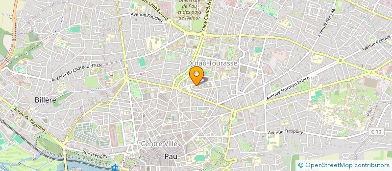 localisation de l'entreprise SCI PERSANGES à PAU