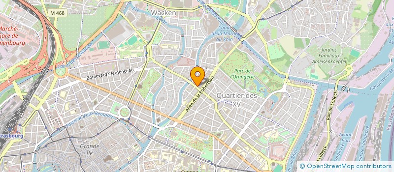localisation de l'entreprise SCI PERSEPHONE 2016 à STRASBOURG