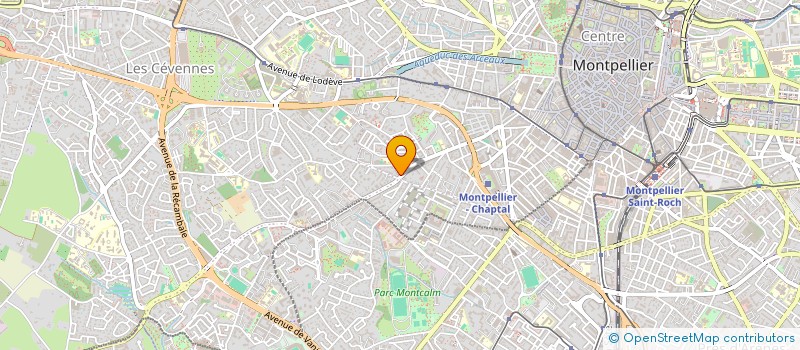 localisation de l'entreprise SCI PERSEPOLIS à MONTPELLIER