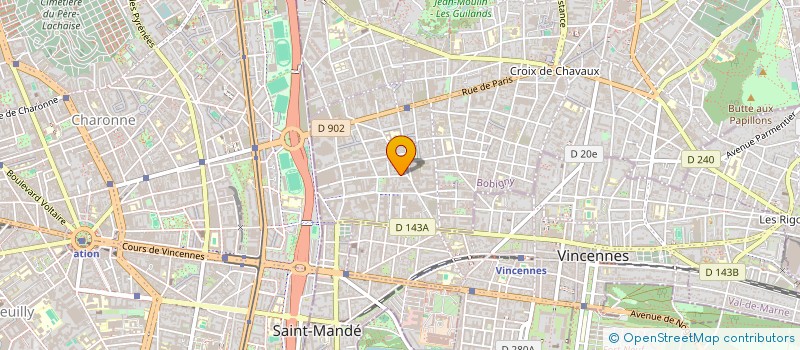 localisation de l'entreprise SCI PERSEUS  PARIS