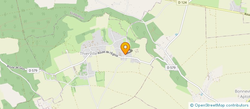 localisation de l'entreprise SCI PERSEVAL-BLOQUEL  THIERVILLE