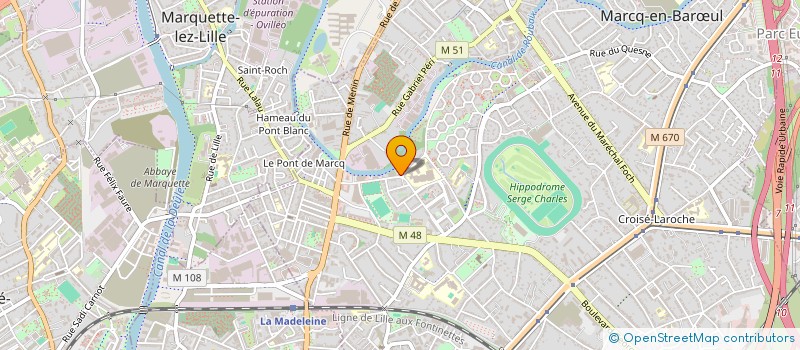 localisation de l'entreprise SCI PERSEVERANCE  MARCQ-EN-BARUL