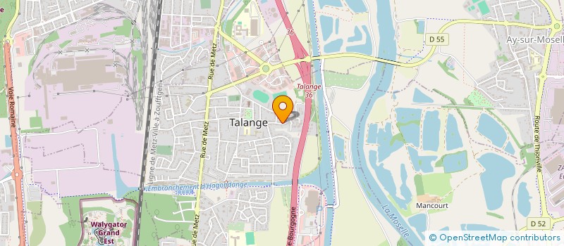 localisation de l'entreprise SCI PERSEVERANCE  TALANGE