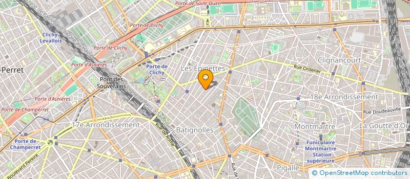 localisation de l'entreprise SCI PERSHING  PARIS