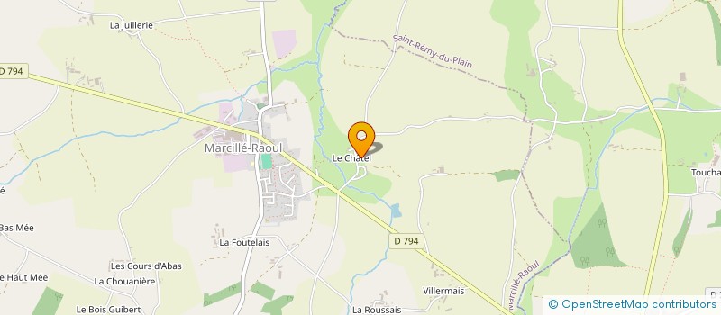 localisation de l'entreprise SCI PERSI  MARCILLE-RAOUL