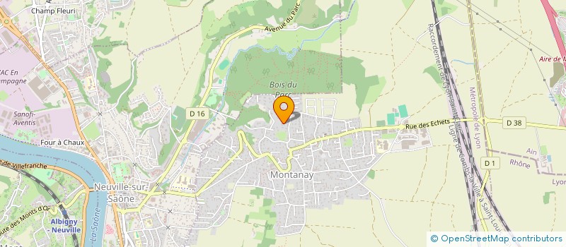 localisation de l'entreprise SCI PERSIANI FAMILY  MONTANAY