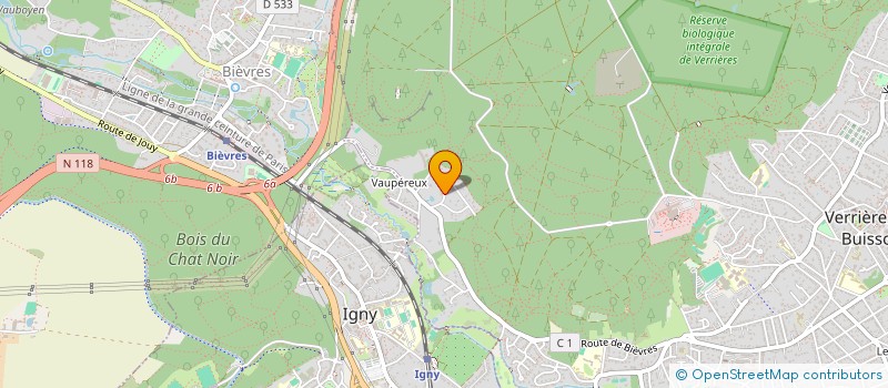 localisation de l'entreprise SCI PERSIL  VERRIERES LE BUISSON