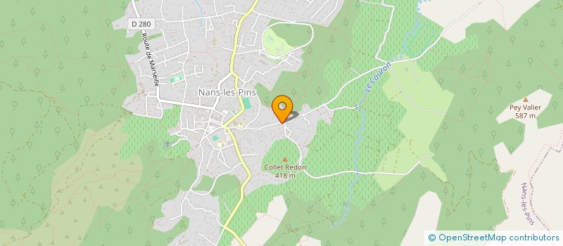 localisation de l'entreprise SCI PERSIRIS  NANS-LES-PINS