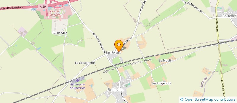 localisation de l'entreprise SCI PERSON  BOLLEVILLE