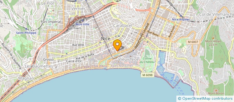 localisation de l'entreprise SCI PERSOPOLIS IMMO à NICE