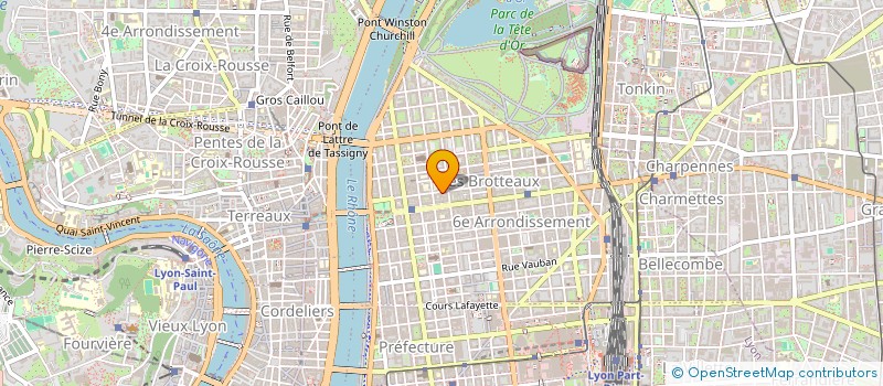 localisation de l'entreprise SCI PERSOZ 5  LYON