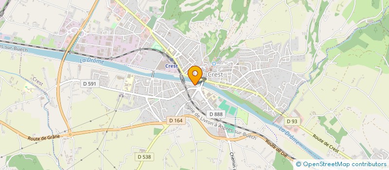 localisation de l'entreprise SCI PERSPECTIVE  CREST