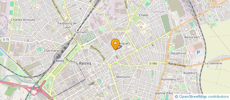 localisation de l'entreprise SCI PERSPECTIVES  REIMS