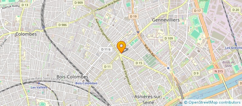 localisation de l'entreprise SCI PERSPECTIVES à ASNIERES-SUR-SEINE