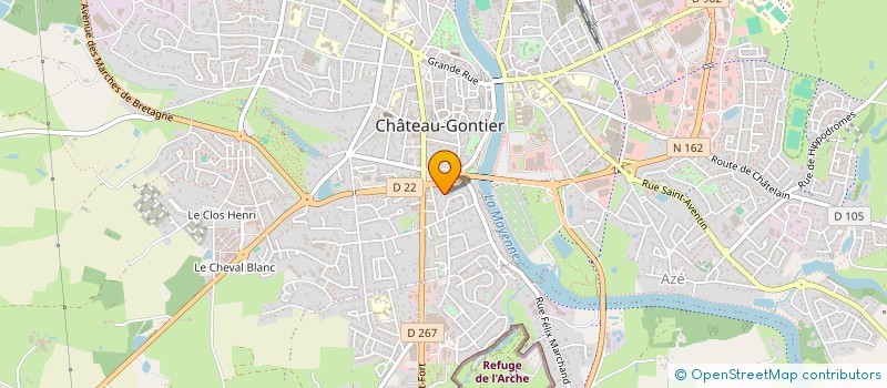 localisation de l'entreprise SCI PERSPECTIVES  CHATEAU-GONTIER-SUR-MAYENNE