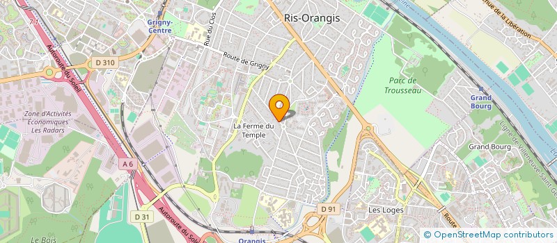 localisation de l'entreprise SCI PERSPECTIVES DEVELOPPEMENT à RIS-ORANGIS