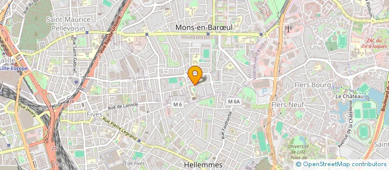 localisation de l'entreprise SCI PERSPOLIS  MONS-EN-BARUL