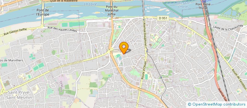 localisation de l'entreprise SCI PERUS-BRUN 2 à ORLEANS