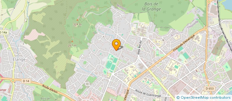 localisation de l'entreprise SCI PERVENCHE à THIONVILLE
